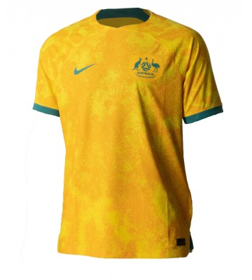 Lacne Muži Futbalové dres Austrália MS 2022 Krátky Rukáv - Domáci